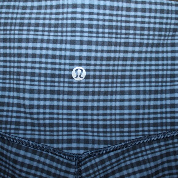 NWT Lululemon ALIGN High Rise Crop 17" GGWD Houndstooth Blue 10 - Picture 7 of 7